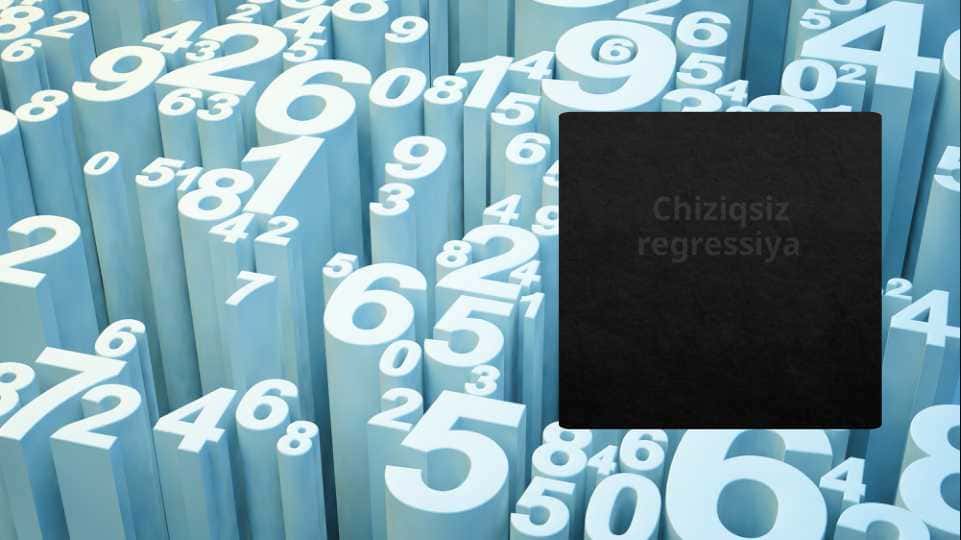 Chiziqsiz regressiya