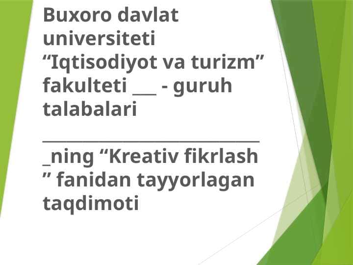 Kreativ menejment