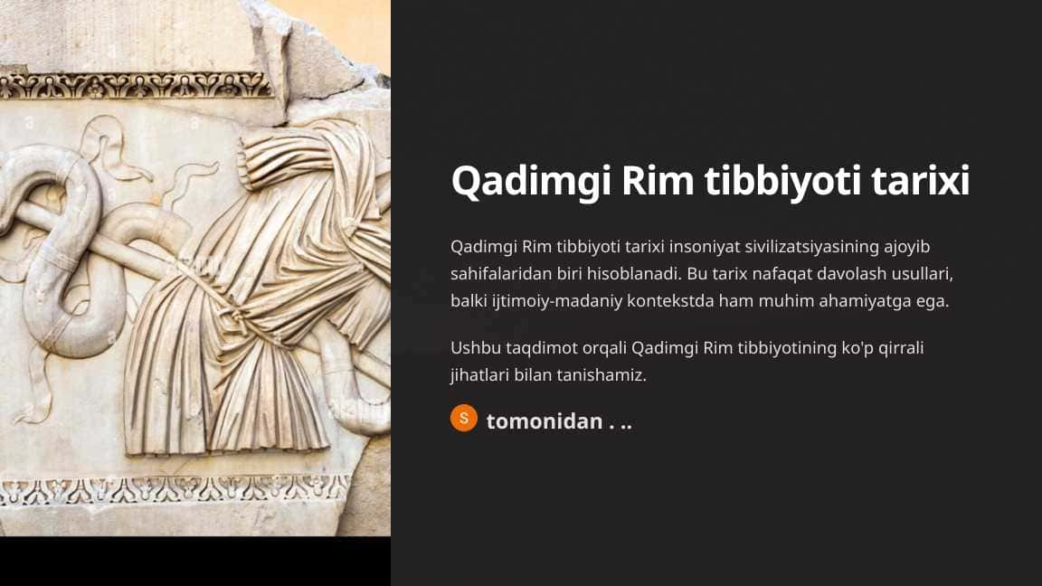 Qadimgi Rim tibbiyoti tarixi