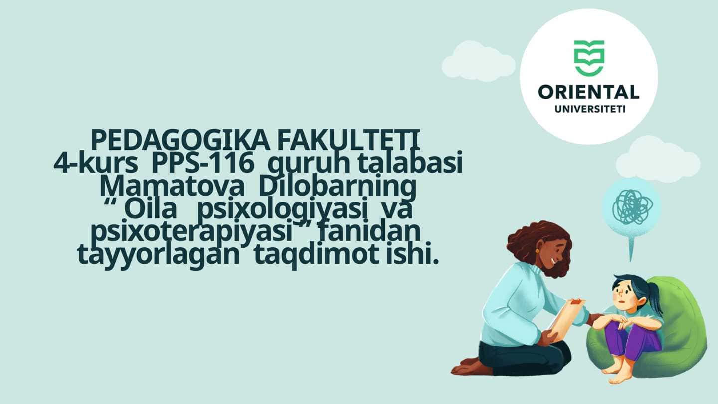 Yosh oiladagi munosabatlarning o‘ziga xosligi