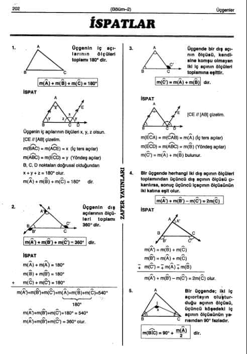 Geometriya isbotlar (formula isbot)