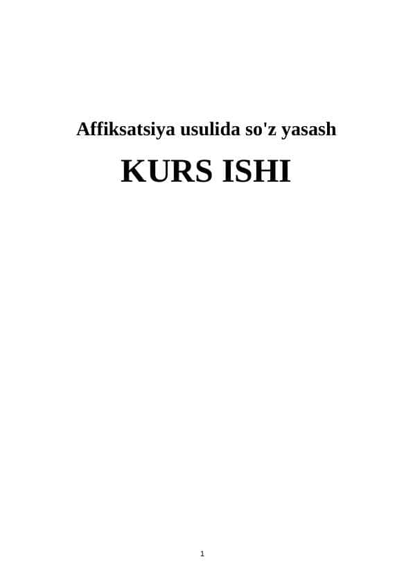 Affiksatsiya usulida so'z yasash K.docx