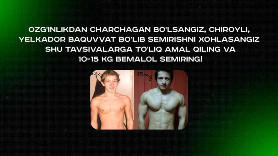 Uy sharoitida tabiiy semirish