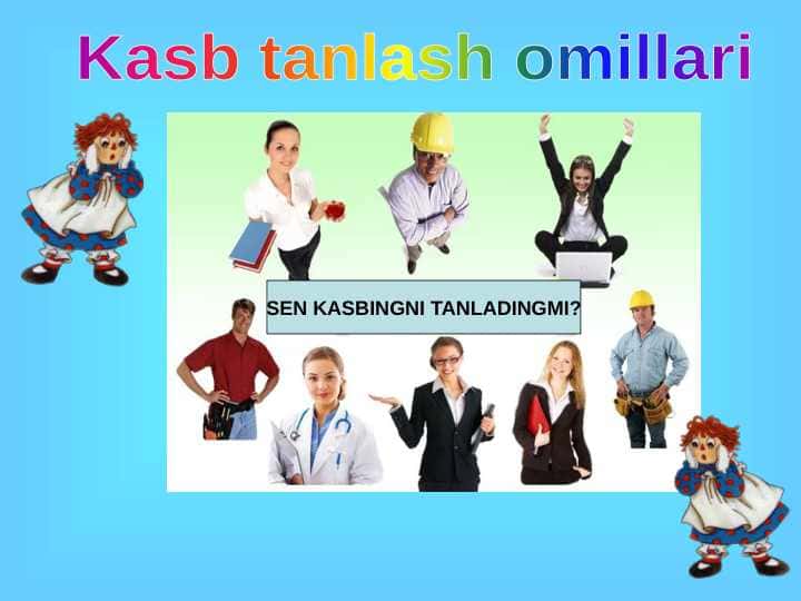 Kasb tanlash omillari