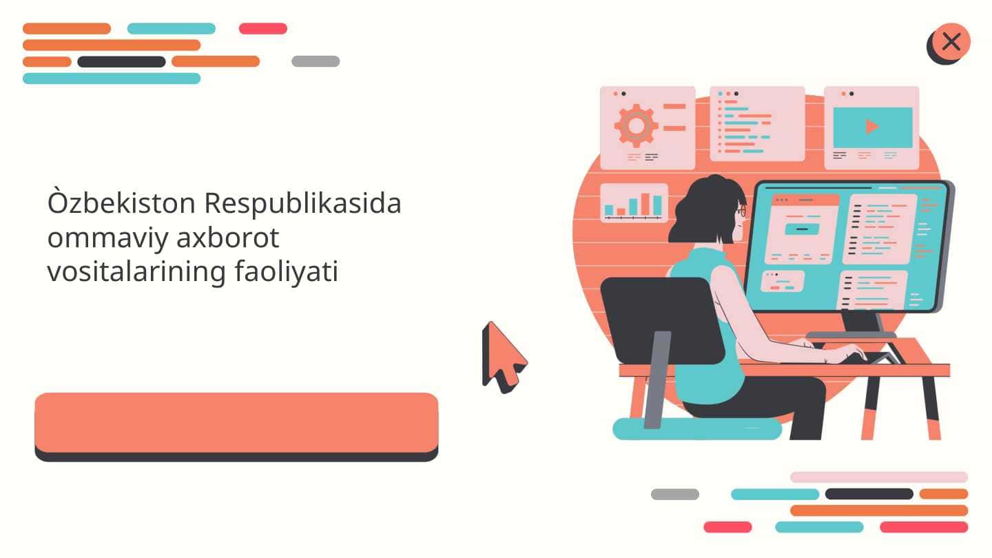 Òzbekiston Respublikasida ommaviy axborot vositalarining faoliyati