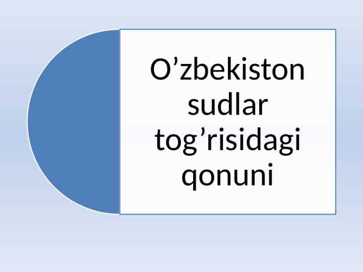 sudlar to'grisidagi