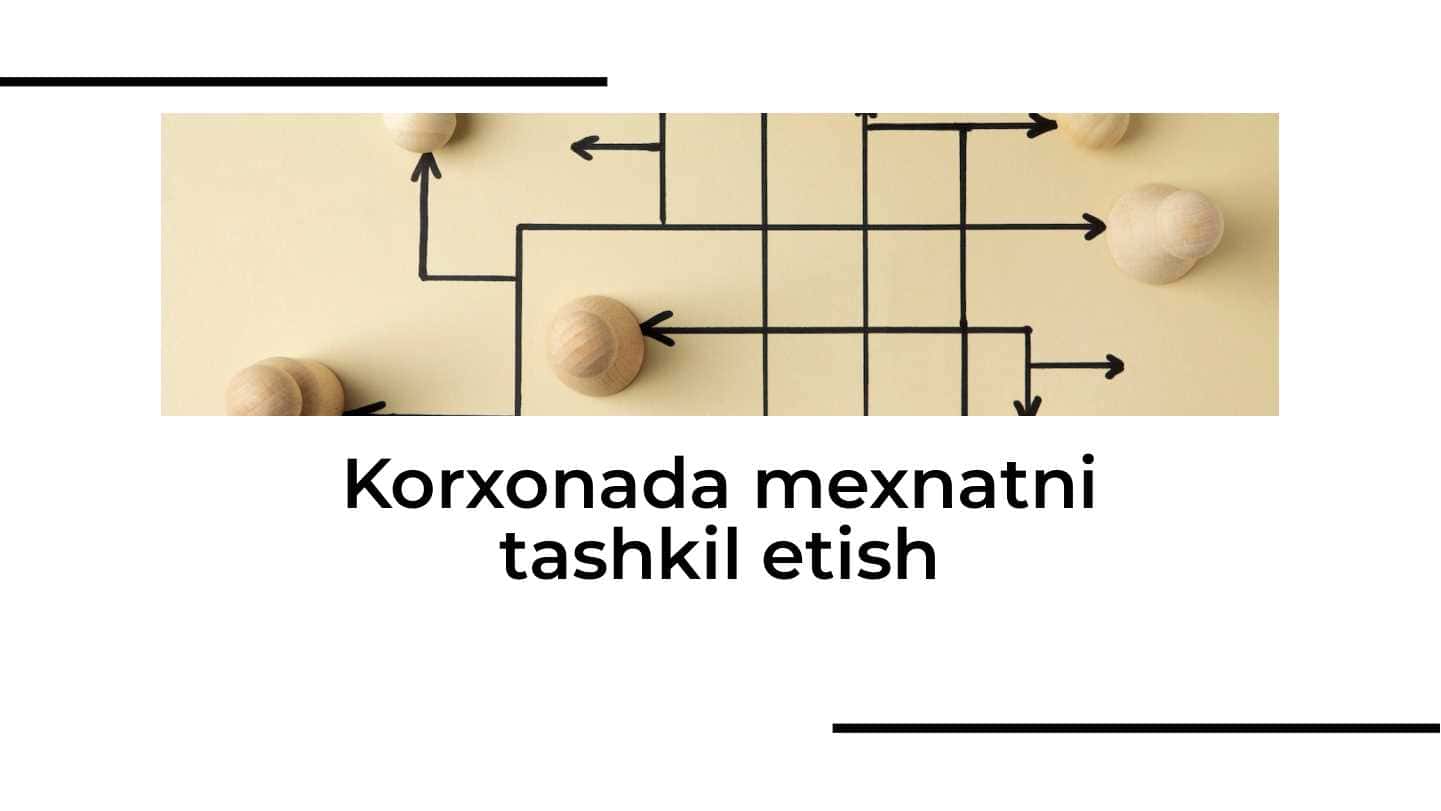 Korxonada mexnatni tashkil etish