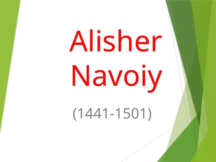 Alisher Navoiy