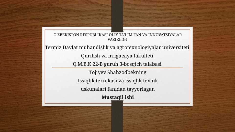 Yoqilg’i.