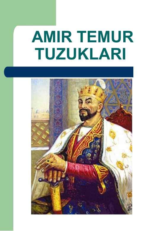 AMIR TEMUR TUZUKLARI (2)