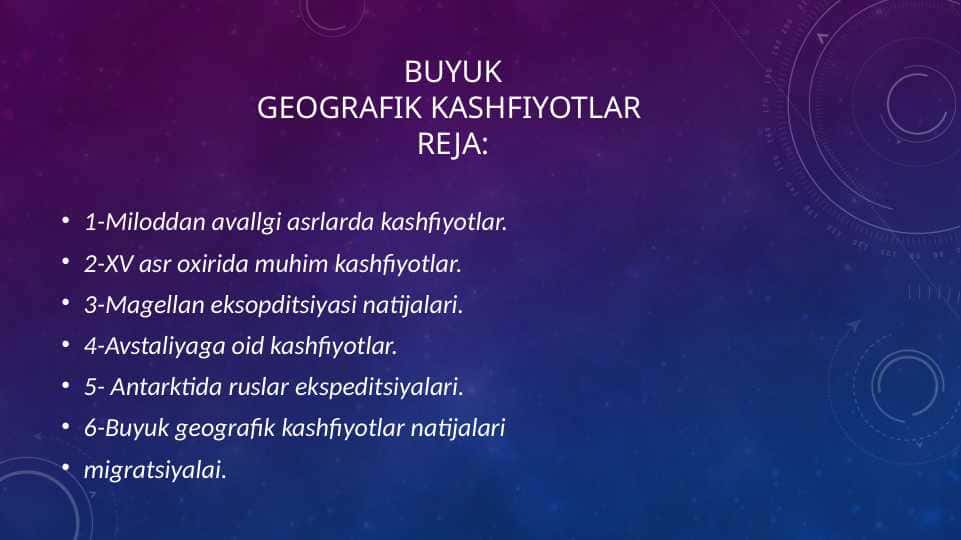 Buyuk Geografik Kashfiyotlar