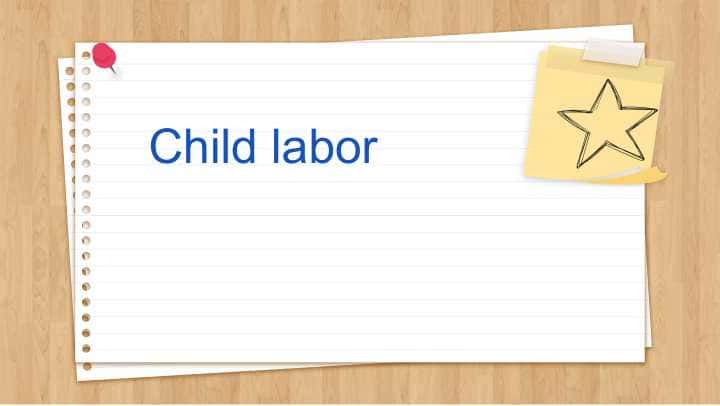 Child labor