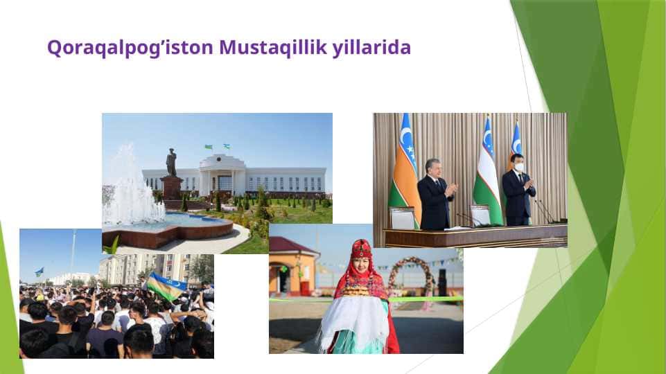 Qoraqalpog’iston Mustaqillik yillarida
