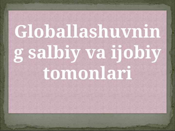 Ijtimoiy tarmoqlarning jamiyat hayotidagi ta'siri