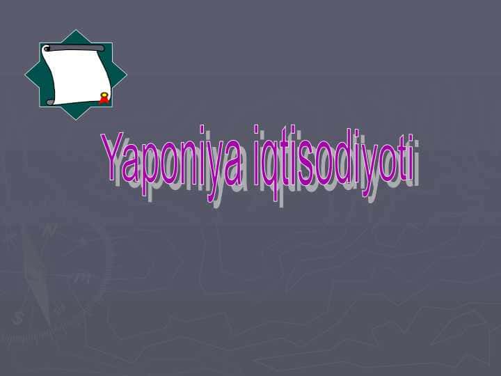 Yaponiya iqtisodiyoti