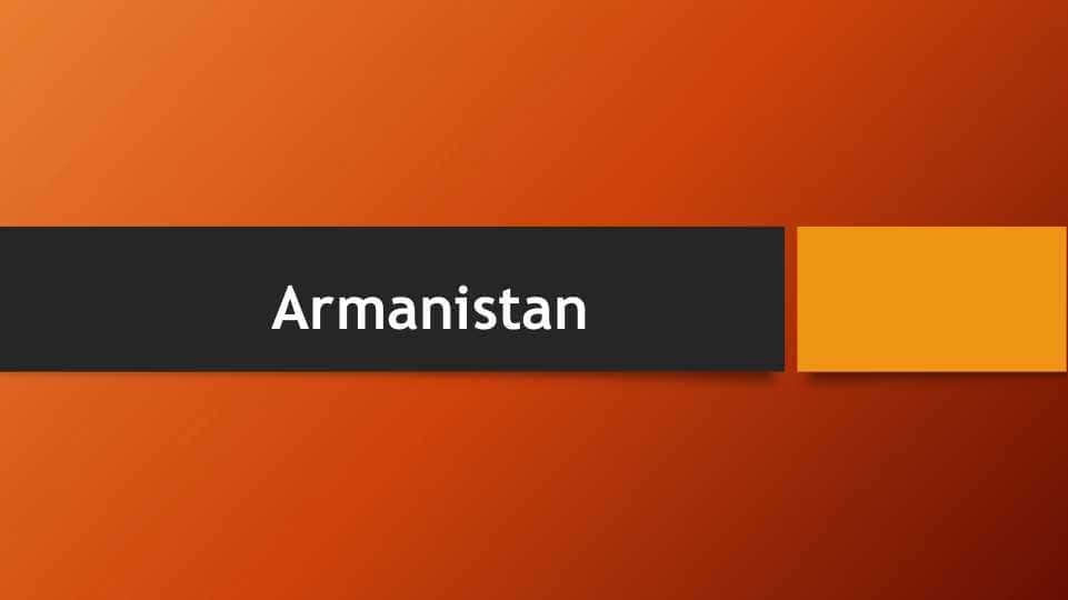Armaniston iqtisodiyoti