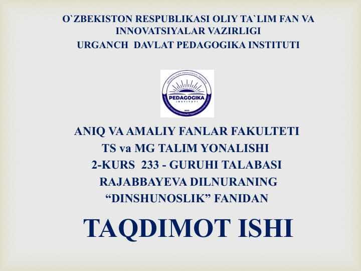 Tasavvuf tushunchasi va uning mohiyati. Tasavvuf kelib chiqishi