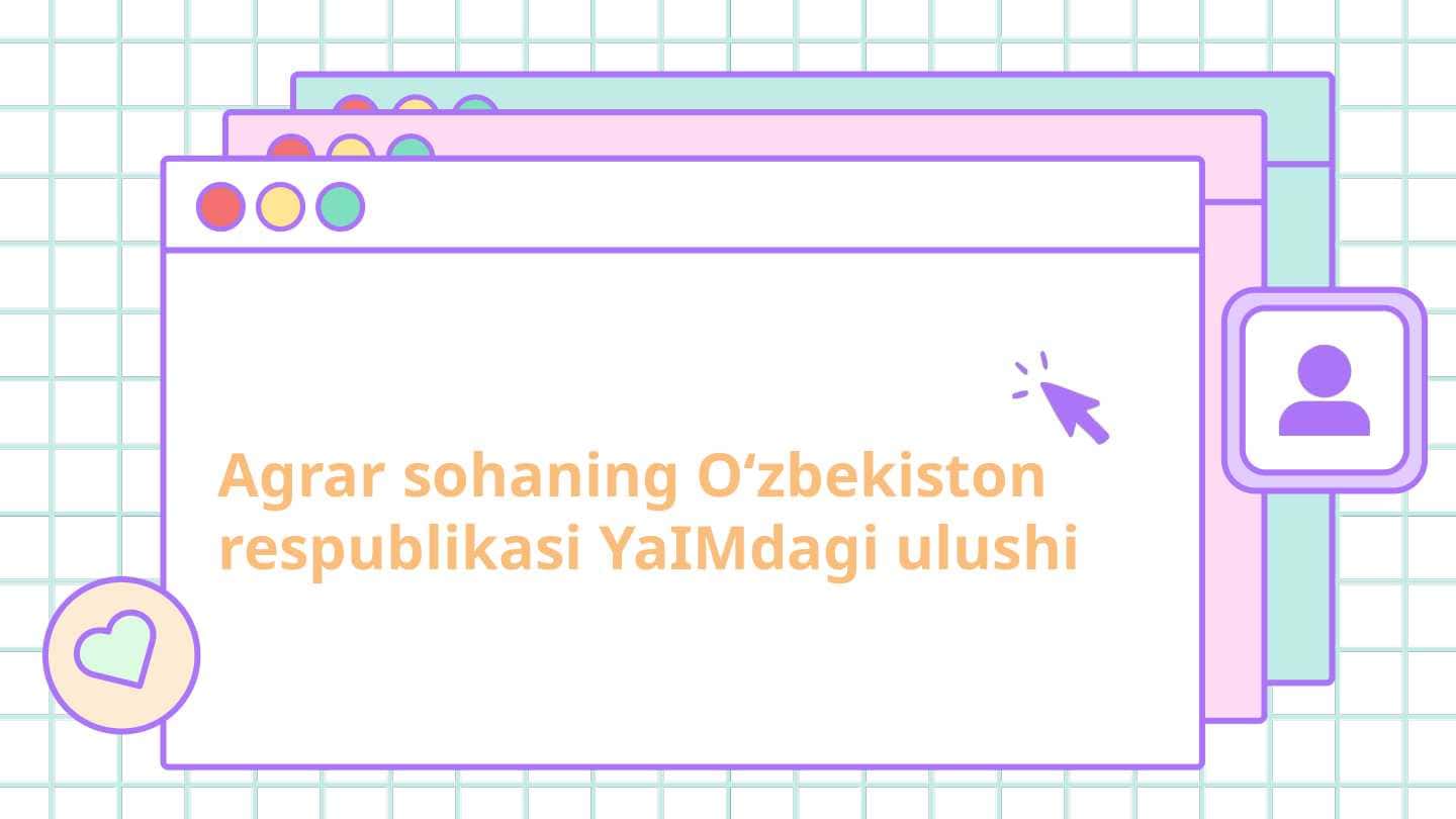 Agrar sohaning milliy iqtisodiyotda tutgan o'rni.pptx