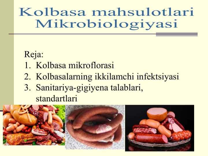 Kolbasa mahsulotlari