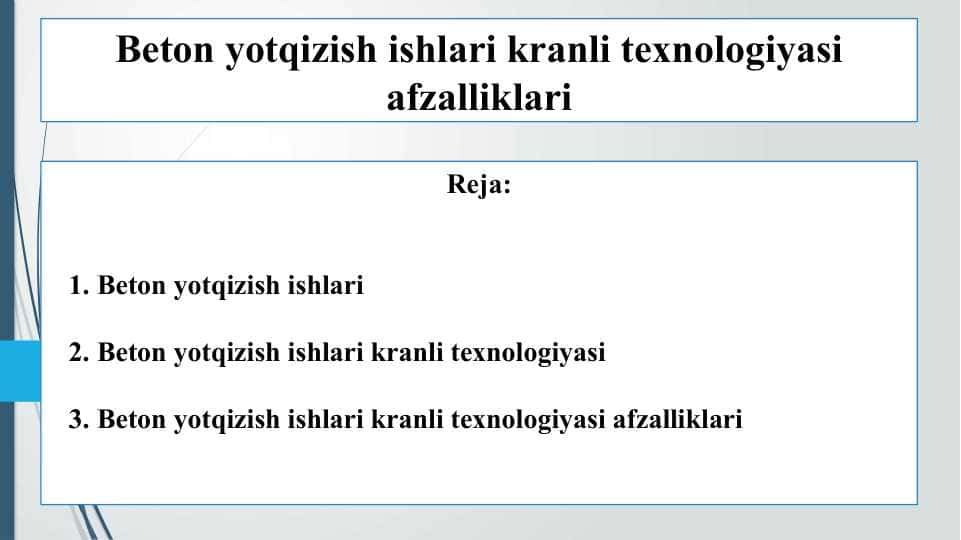 Beton yotqizish ishlari kranli texnologiyasi afzalliklari (2)