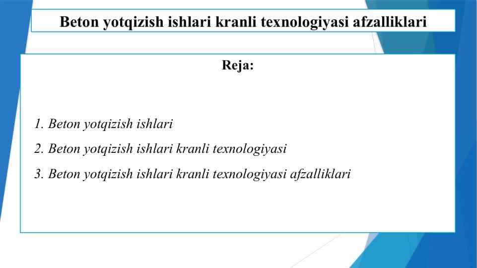 Beton yotqizish ishlari kranli texnologiyasi afzalliklari (3)