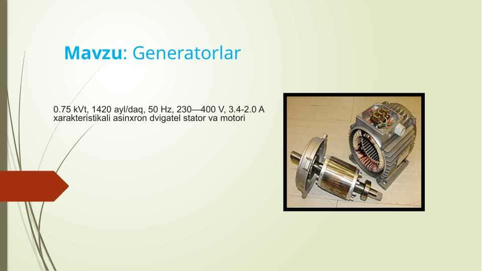 Generatorlar
