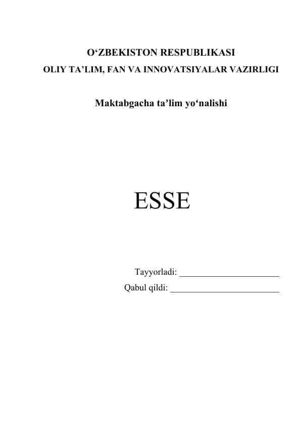 Maktabgacha yoshdagi bolalarga xalq og'zaki ijodini o'rgatish metodlari