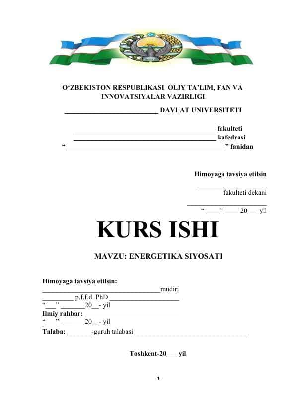 ENERGETIKA SIYOSATI