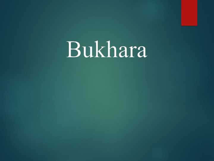 Bukhara