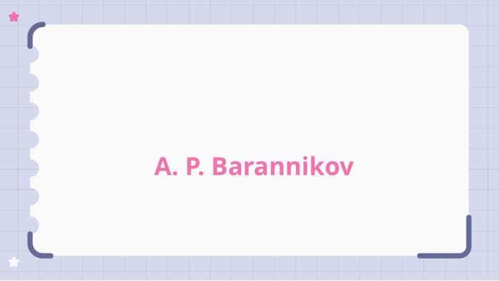 A. P. Barannikov
