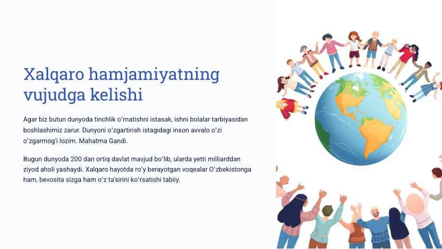 10-sinf huquq fani | 4-chorakdagi barcha mavzular uchun taqdimotlar