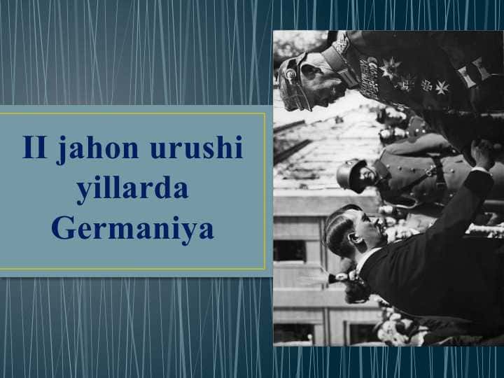 II jahon urushi yillarda Germaniya 25