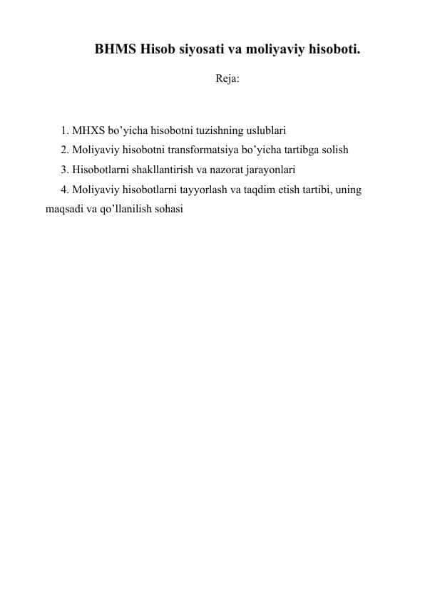 BHMS Hisob siyosati va moliyaviy hisoboti..docx