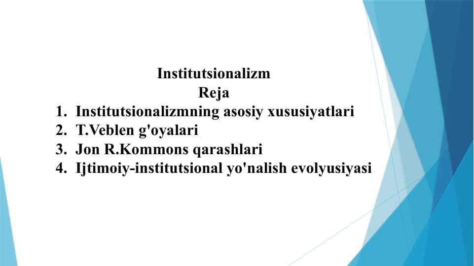 Institutsionalizm