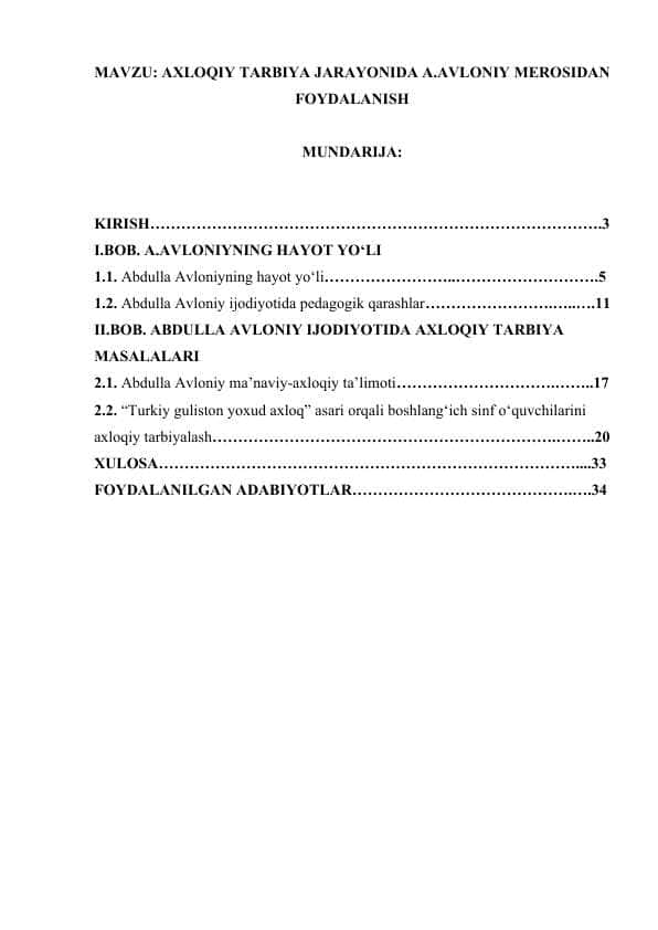 AXLOQIY TARBIYA JARAYONIDA A.AVLONIY MEROSIDAN FOYDALANISH.docx