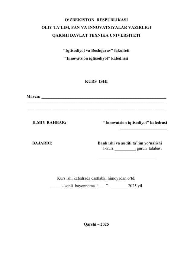 Milliy iqtisodiyotning mazmuni va uning tuzilishi