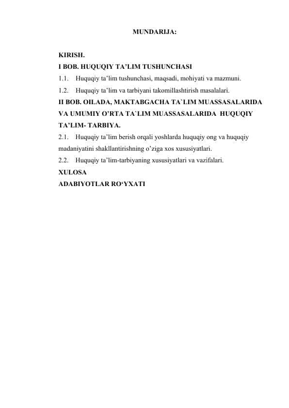 HUQUQIY TARBIYANING MAQSADI UZLUKSIZ HUQUQIY TARBIYA TIZIMI.docx