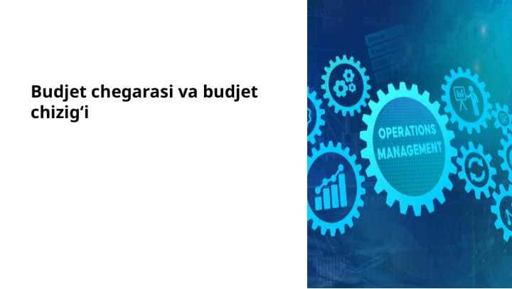 Budjet chegarasi va budjet chizigʻi
