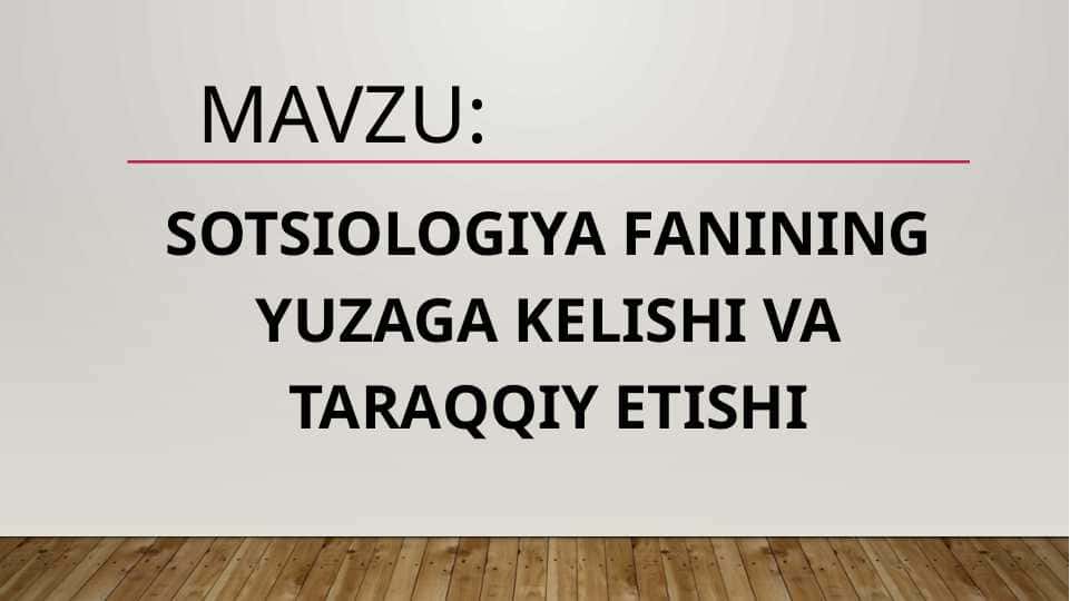 SOtsiologiya