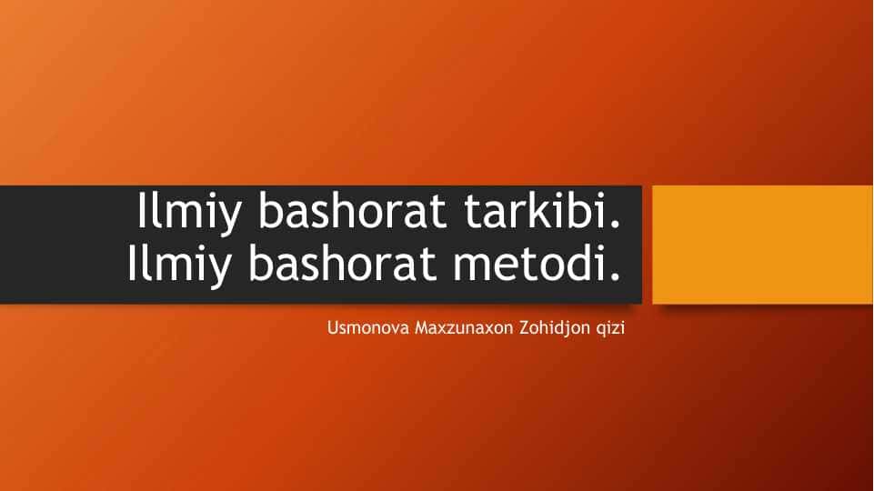Ilmiy bashorat tarkibi. Ilmiy bashorat metodlari