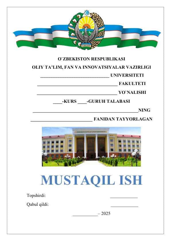 PSIXIK RIVOJLANISH VA UNI DAVRLASHTIRISH MUAMMOSI