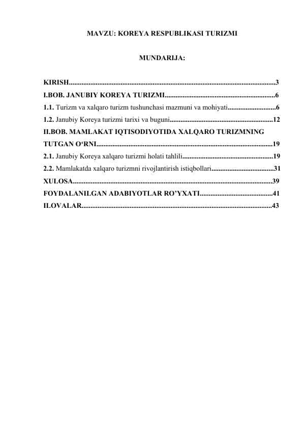 KOREYA RESPUBLIKASI TURIZMI.docx