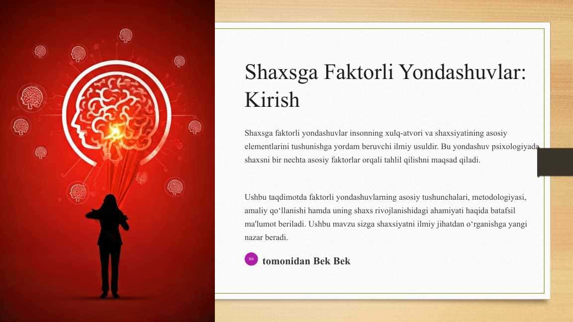 shax faktorli yondashuv