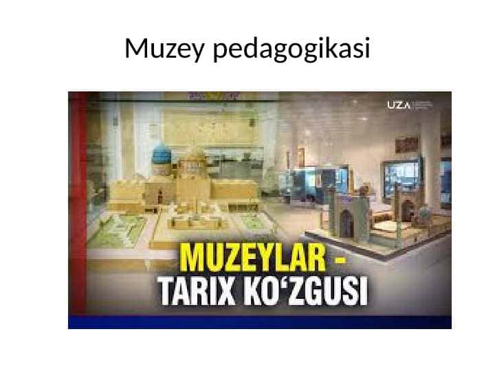 Muzey pedagogikasi