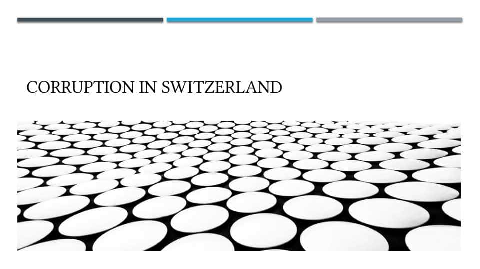 Corruption in Switzerland