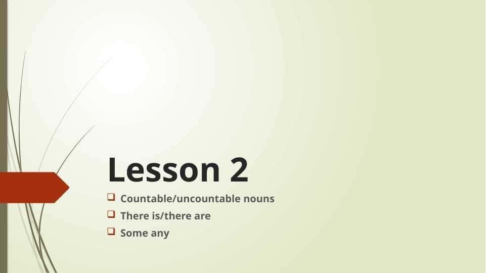 Countable and Uncountable nouns