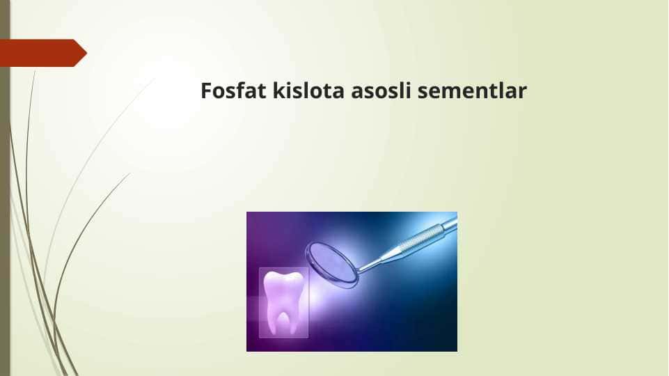 Fosfat kislota asosli sementlar