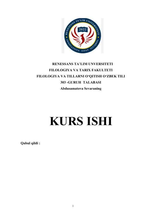 SHUM BOLA –YUMORISTIK ASAR SIFATIDA
