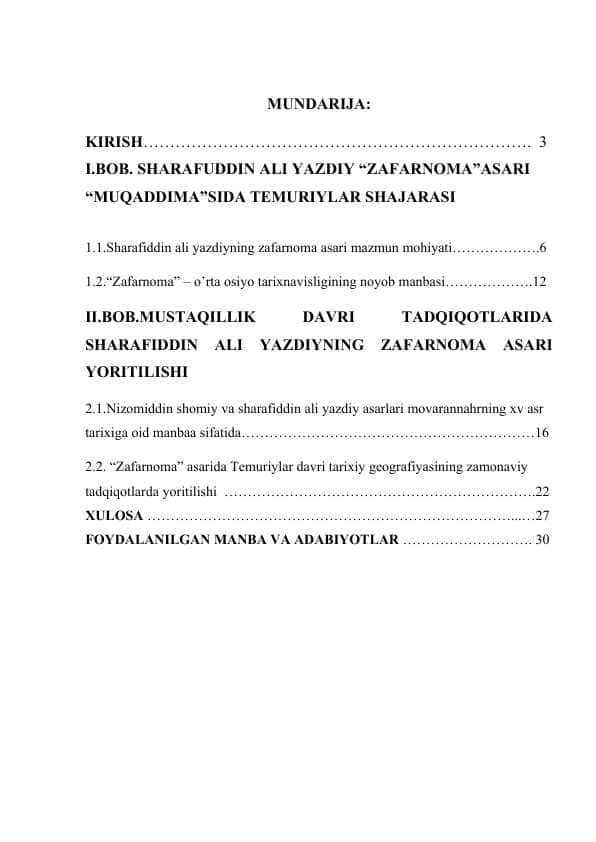 Nizomiddin shomiy va sharafiddin ali yazdiy asarlari.docx
