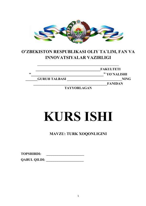 TURK XOQONLIGINI